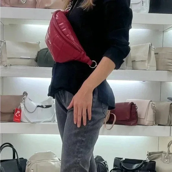 New Crossbody Leather Red - Picture 12 of 15